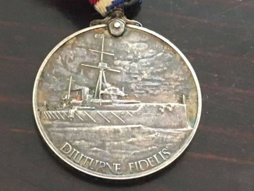 FULL SIZE ROYAL NAVY WW1 & WW2 MEDAL GROUP TO THE SAME PERSON-WW1 MEDALS NAMED TO J 80756 J.F.W. COL