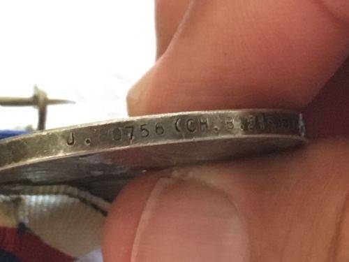 FULL SIZE ROYAL NAVY WW1 & WW2 MEDAL GROUP TO THE SAME PERSON-WW1 MEDALS NAMED TO J 80756 J.F.W. COL