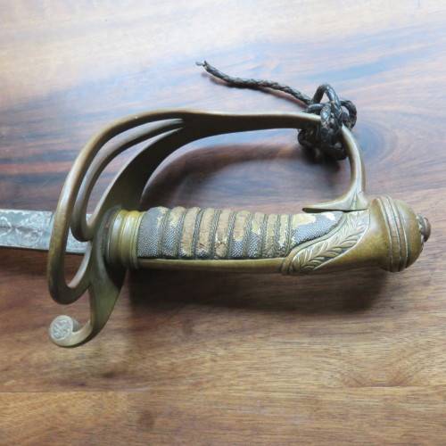 SPANISH EARLY 1800'S OFFICERS SWORD MADE BY TOLEDO-FABRICA DC ARMAS BALLESTEROS DE TOLEDO-BEAUTIFUL