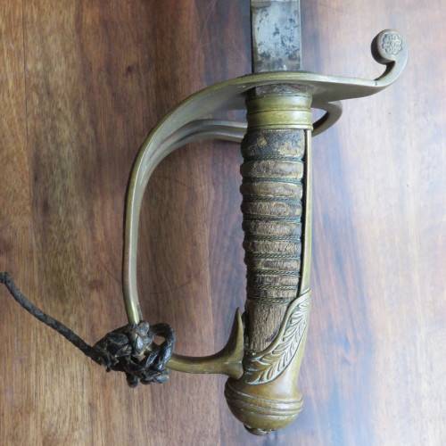 SPANISH EARLY 1800'S OFFICERS SWORD MADE BY TOLEDO-FABRICA DC ARMAS BALLESTEROS DE TOLEDO-BEAUTIFUL