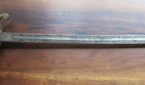 SPANISH EARLY 1800'S OFFICERS SWORD MADE BY TOLEDO-FABRICA DC ARMAS BALLESTEROS DE TOLEDO-BEAUTIFUL
