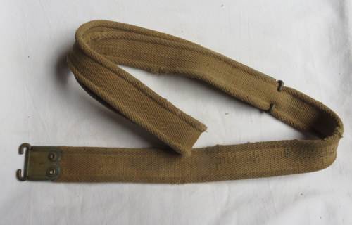 WW2 .303 RIFLE SLING WITH BRASS FITTINGS