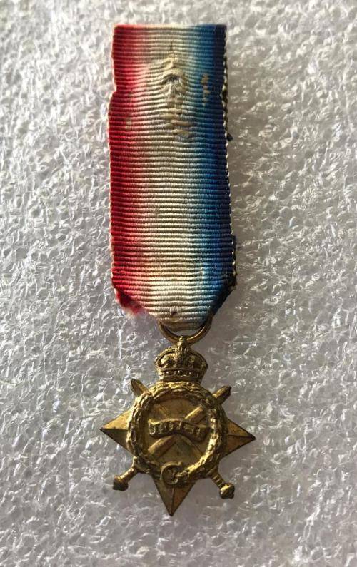 WW1 MINIATURE 1914-15- STAR