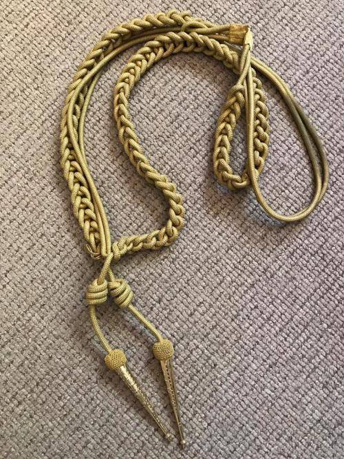 AIDE DE CAMP BULLION EMBROIDERED SHOULDER AIGUILLETTE