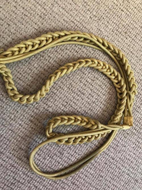 AIDE DE CAMP BULLION EMBROIDERED SHOULDER AIGUILLETTE