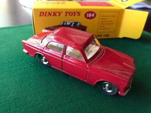 DINKY TOYS -DIE CAST MODEL-VOLVO 122S- SCALE 1:43-CONDITION MINT NEW-BOXED & SOLD WITH 13 PAGE BOOKL