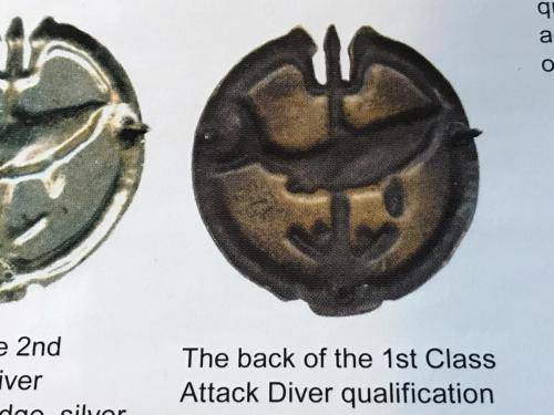 RECCE 1ST CLASS,FULL SIZE ATTACK DIVER QUALIFICATION BADGE IN ANTIQUED BRONZE-GUARANTEED ORIGINAL AN