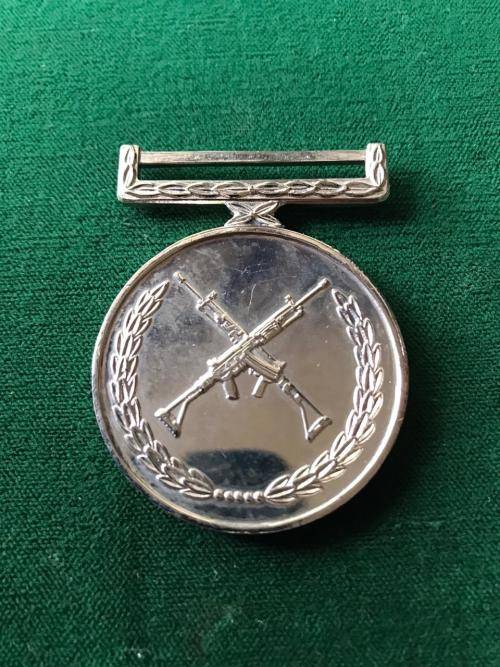 SILVER MILITARY RULE MEDAL