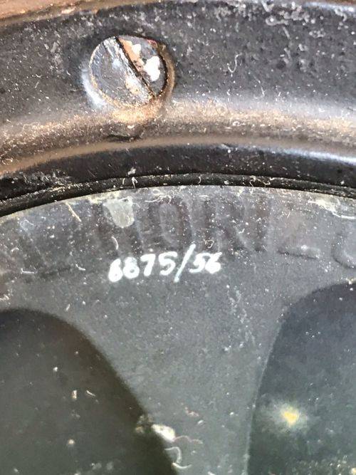ARTIFICIAL HORIZON MK 1B INSTRUMENT-DIAMETER 11CM-LENGTH 17 CM-WORKING CONDITION -MK 1B GA/1519-ROYA