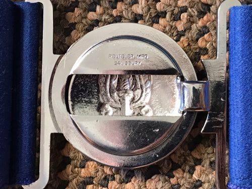 RHODESIA SAS STABLE BELT-REUTELER SALISBURY MAKERS MARK-EXTENDED LENGTH 87 CM- CONDITION UNISSUED (N