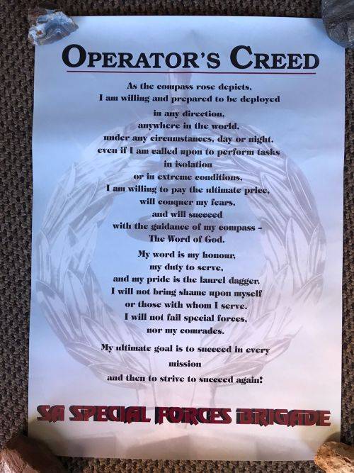 RECCE/RECRUITING  POSTER-MEASURES 42X 30CM