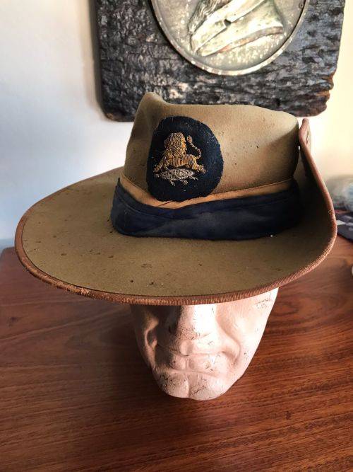 RHODESIA BSAP WOMEN PATROL OFFICER SLOUCH HAT-VERY SCARCE