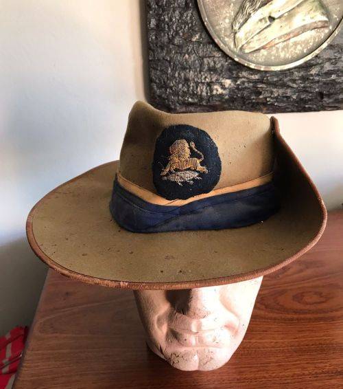 RHODESIA BSAP WOMEN PATROL OFFICER SLOUCH HAT-VERY SCARCE