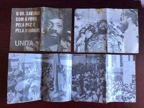 ANGOLA- JONA SAVIMBI (UNITA) PROPOGANDA-PAMPHLETS