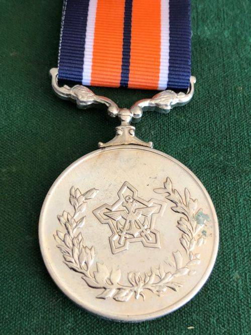 FULL SIZE SADF GENERAL SERVICE MEDAL-NUMBERED ON RIM