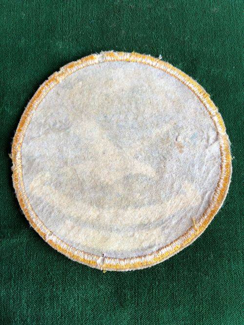 1 PARACHUTE BATTALION ROUND PATCH -DIAMETER 9CM-THIS WAS FOR THE INSTRUCTORS T-SHIRT- SCARCE