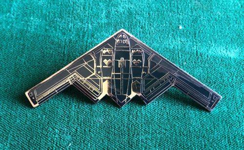STEALTH BOMBER BADGE- 2 PINS