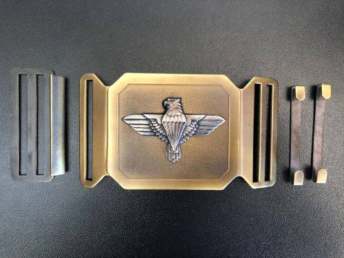 44 PARACHUTE BRIGADE STABLE BELT BUCKLE COMPLETE