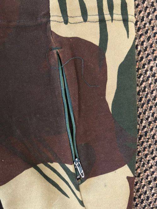 RHODESIAN CAMO TRACK SUIT TROUSERS-SIZE LARGE-PIPE LENGTH OF 85 CM-CONDITION VERY GOOD WITHOUT ANY D