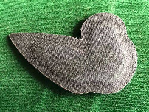 RAF INSTRUCTORS PARACHUTE WING-POST WAR-PADDED