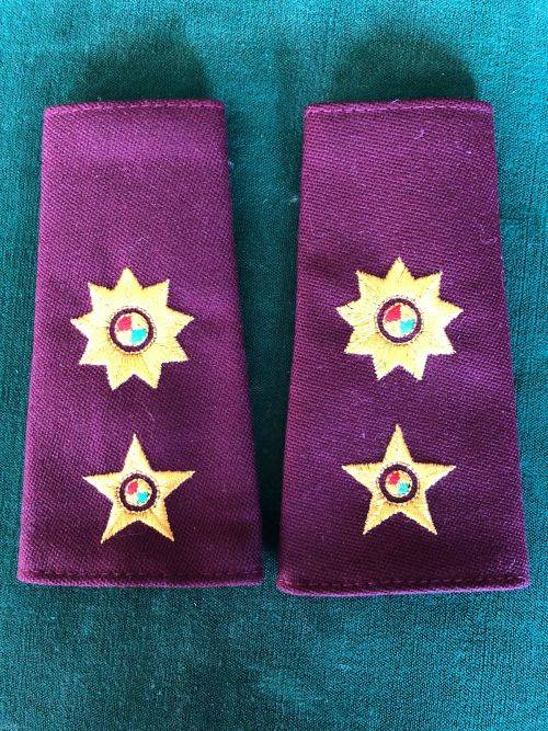 SA MEDICAL HEALTH SERVICE RANK PAIR FOR COMMANDANT-EMBROIDERED 1996-2002