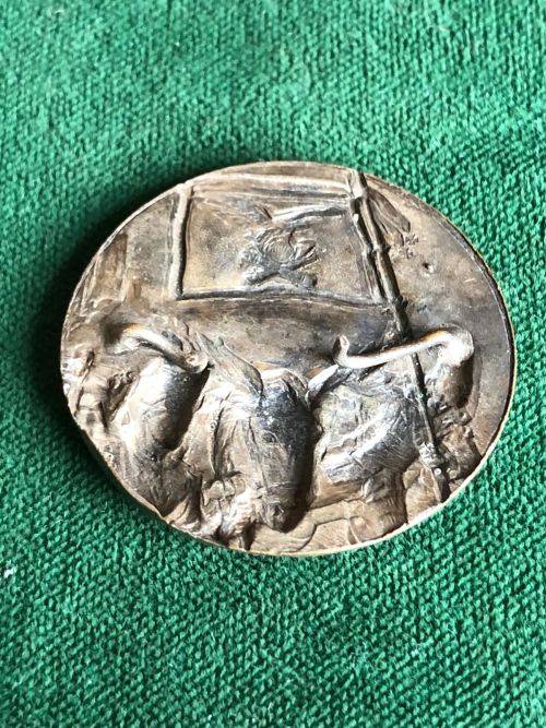 ITALIAN MEDAL-XVIII COLONIAL SOMEGGIATA-ARTILLERY GROUP-DIAMETER 30 MM