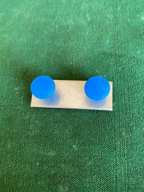 COMMANDO BERET BAR -GREEN/ SAFFRON/ GREEN-LARGER 2ND PATTERN-ORIGINAL- 2 PINS