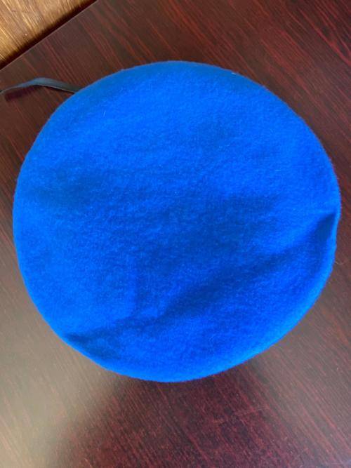 ORDNANCE SERVICE LIGHT BLUE BERET -SIZE 61- VERY GOOD CONDITION