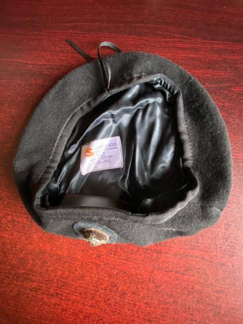 SA NAVY -OTHER RANKS BERET-DATED 1988/9-SIZE 61-GOOD CONDITION