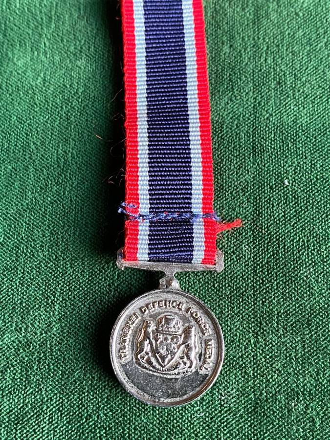 MINIATURE TRANSKEI DEFENCE FORCE MEDAL