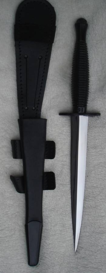 SPECIAL FORCES FAIRBAIRN SYKES COMMANDO DAGGER WITH SHEATH.