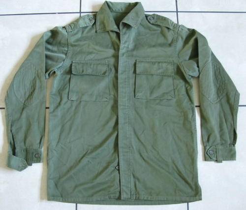 RECCE / SPECIAL FORCES TRAINING GREENS - ORIGINAL PERIOD ITEM.  HEAVY DUTY KHAKI GREENS SIZE LARGE