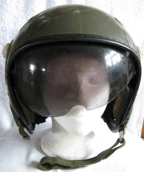 BORDER WAR PERIOD FRENCH MANUFACTURED HELICOPTER PILOTS HELMET.
