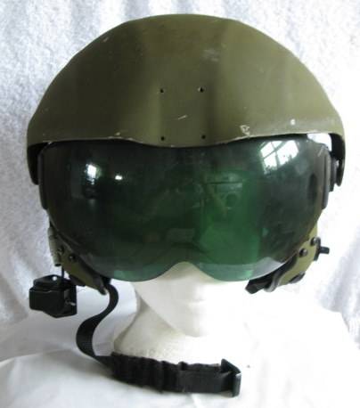SA HELICOPTER PILOTS HELMET.  CURRENT ISSUE IN USE.  ALPHA 220 WITH 2 VISORS.