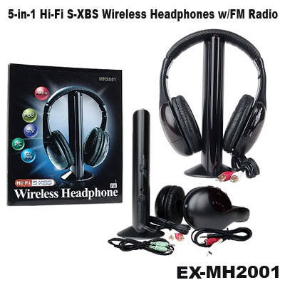 5-IN-1 WIRELESS HEADPHONES