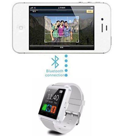 U80 Bluetooth Smartwatch for Android - Pedometer, Sleep Monitor, Drink Reminder, Remote Camera, etc