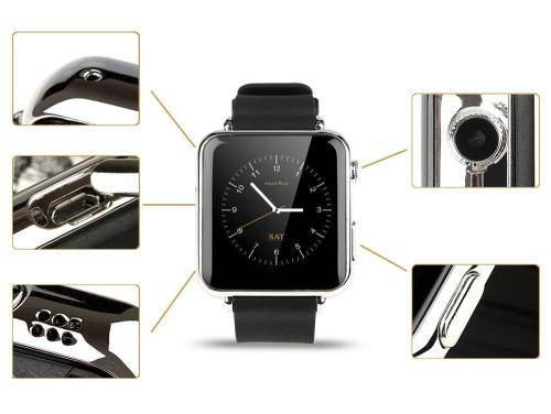 Smart Watch Phone -  SIM CARD, Bluetooth, Camera, Sleep Monitor, SD Card, MP3 etc. - White