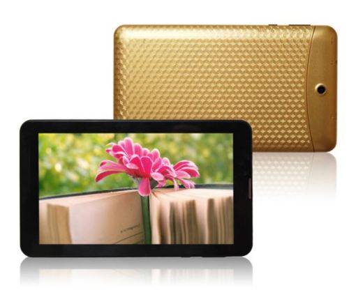 7" Android Smartphone Tablet, Wi-Fi, 3G, Dual Sim Cards, Dual Cameras, Touch Screen, GPS - GOLD