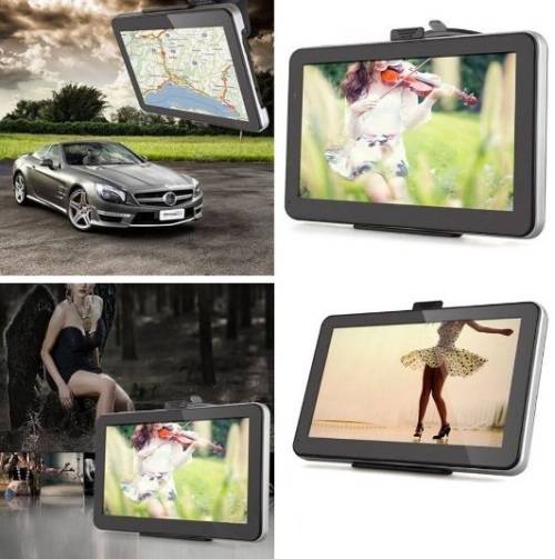 7" HD Touch Screen GPS Navigation - 4GB, FM, MP3, Video Player - IGO SA Maps
