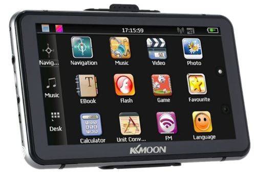 7" HD Touch Screen GPS Navigation - 4GB, FM, MP3, Video Player - IGO SA Maps