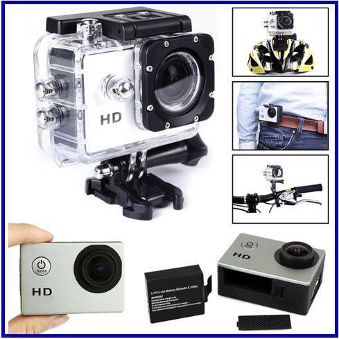 1.5" Full HD 1080P Action Sport Cam - Waterproof, LCD Screen, Side Helmet Mount, Waterproof Casing..