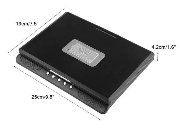 9.8" TFT LCD DVD Player, TV Receiver, Card Reader, Game Station & Lots of Extra's + 300 FREE GAMES