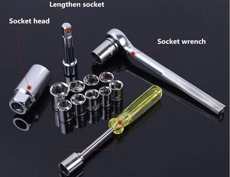 40 Piece Combination Socket Wrench Set - All You Need, Compact in a Case