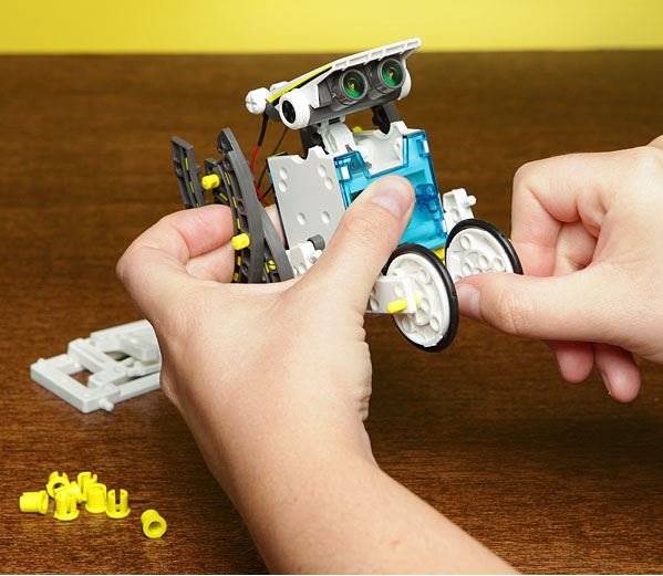 14-IN-1 Educational Solar Robot Kit - Build 14 Different Robot Friends