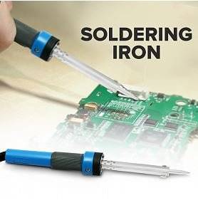 60W Soldering Iron AC 220V - Great for Electronics, Computer Equipment, Watch Repairs & Many More...