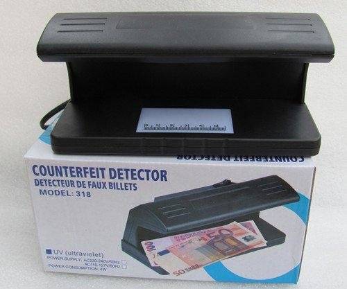 Fluorescent UV Blue Lamp Counterfeit Money Detector