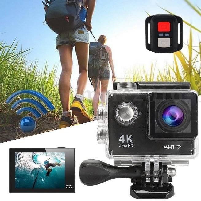 4K Ultra HD WIFI Action Sport DVR & Camera With REMOTE- HDMI, Waterproof, 170 Degree & More