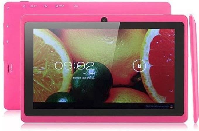 7" Dual Core, Android 4.2., 4 GB, Dual Cameras, Wi-Fi, Bluetooth etc. - Pink