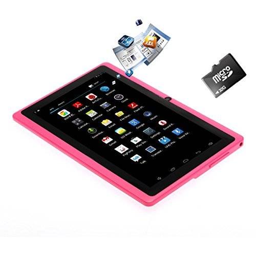 7" Dual Core, Android 4.2., 4 GB, Dual Cameras, Wi-Fi, Bluetooth etc. - Pink