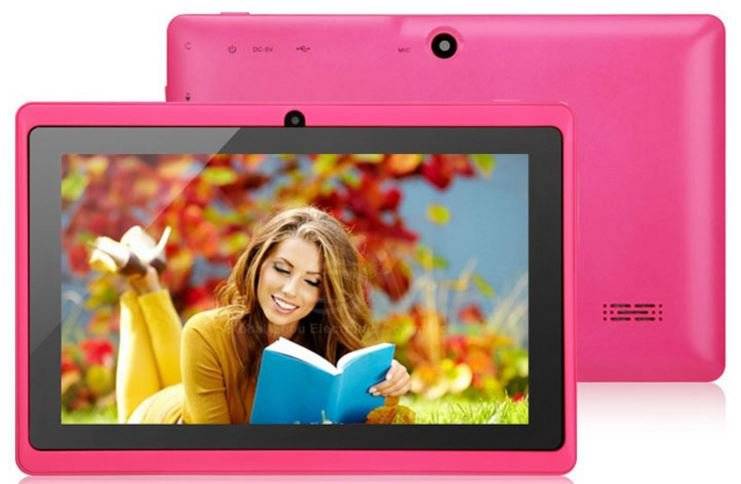 7" Dual Core, Android 4.2., 4 GB, Dual Cameras, Wi-Fi, Bluetooth etc. - Pink